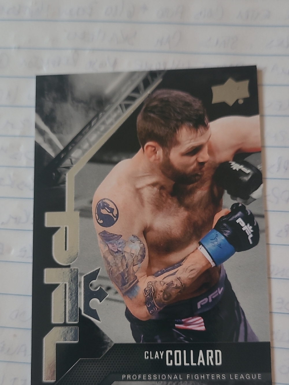 Clay Collard PFL Trading Card -2022 Upper Deck